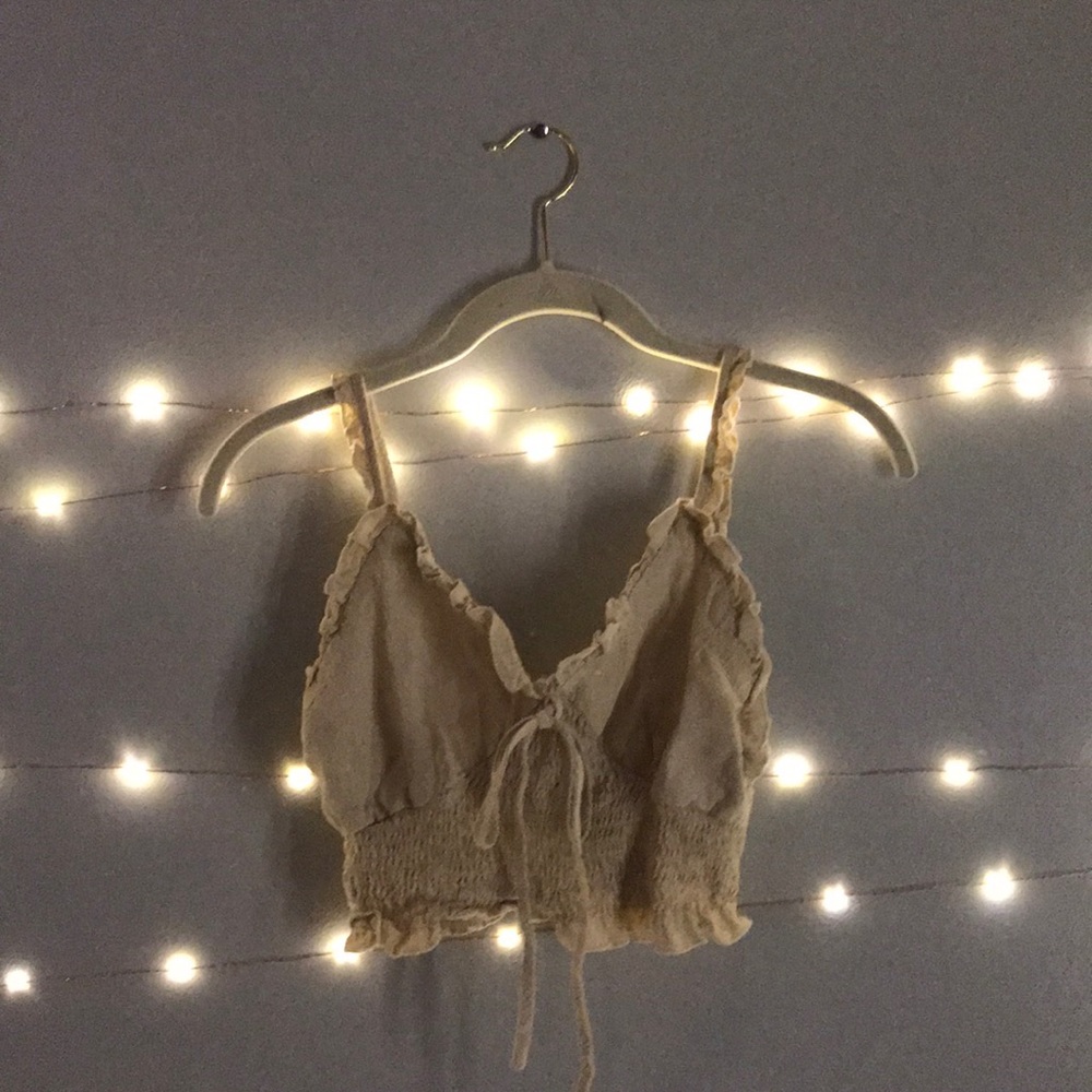 Ruffle tank